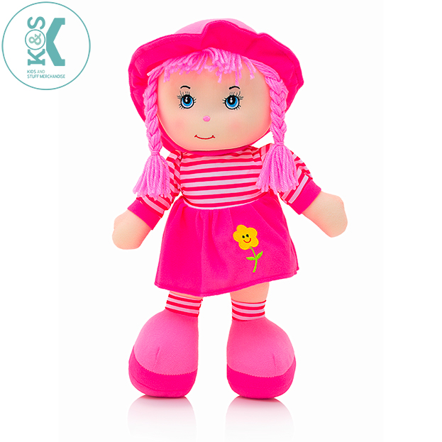 Plush Pink Doll standing