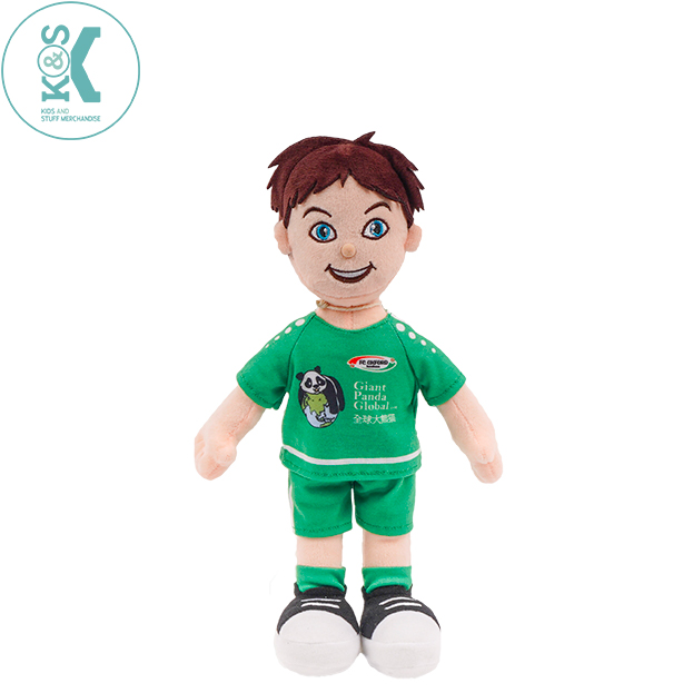 Plush Soccer Doll standing