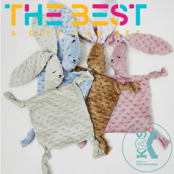 Plush Toy Mascots, Kids and Stuff Merchandise, Plush Doudou bunny rPet