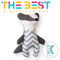 Plush Toy Mascots, Kids and Stuff Merchandise, Organic Cotton Badger