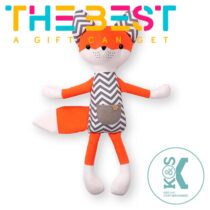 Plush Toy Mascots, Kids and Stuff Merchandise, Organic Cotton Orange Fox