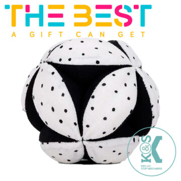 Plush Toy Mascots, Kids and Stuff Merchandise, Plush Ball Montessori Black and White