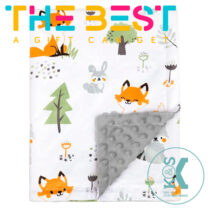Plush Toy Mascots, Kids and Stuff Merchandise, Sensory Blanket double layer, fox design
