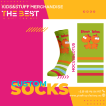 Grown your Brand with Kids and Stuff Merchandise Custom Socks