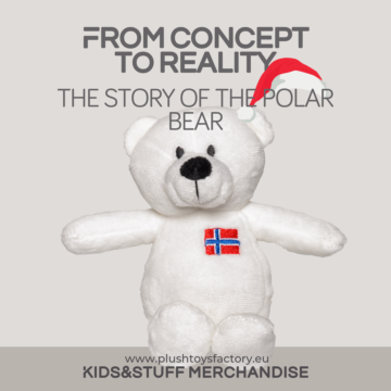 Kids and Stuff Merchandise, Plush Toys Factory, Polar Bear Plush Toy