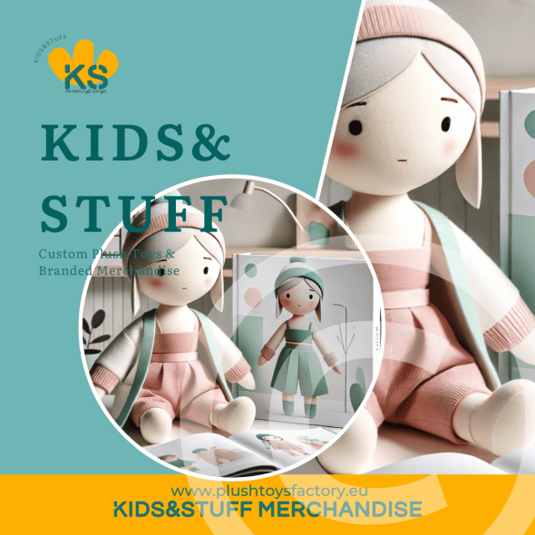 Custom plush toys made by Kids&Stuff Merchandise Bulgaria, Book Characters