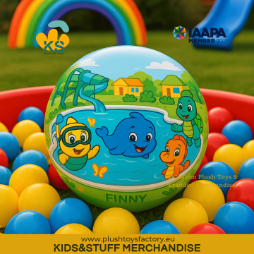 Finny & Friends PVC Ball – 10 cm with Full 360° Print