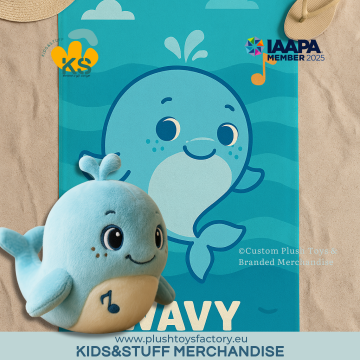 Wavy the Whale Plush & Towel Set