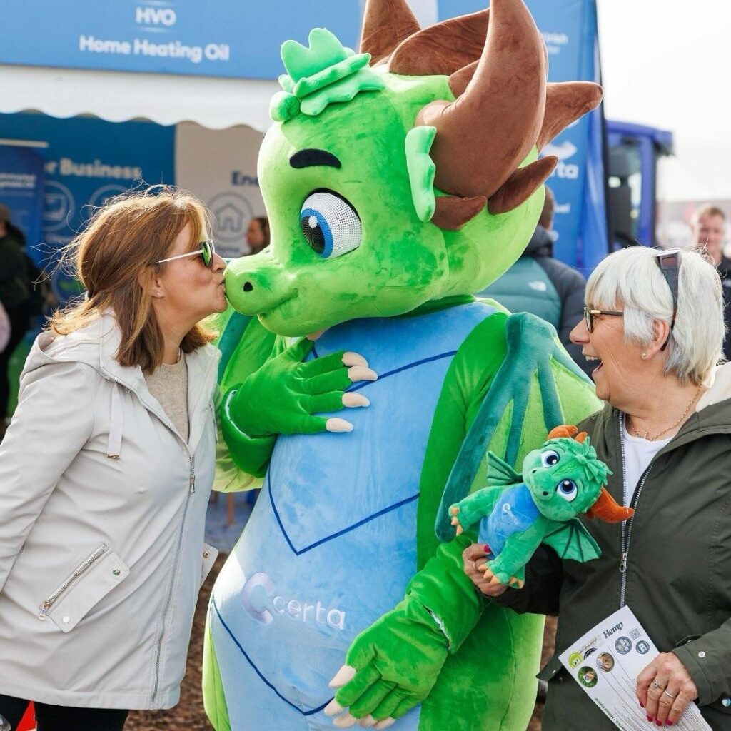 Client: ©Photo - Certa Ireland Industry: Energy & Fuel Retail Project type: Custom Mascot Costume + Matching Plush Toy