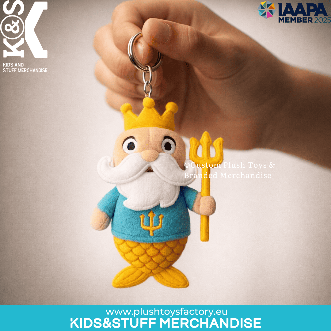 Custom Plush Neptunus Keychain