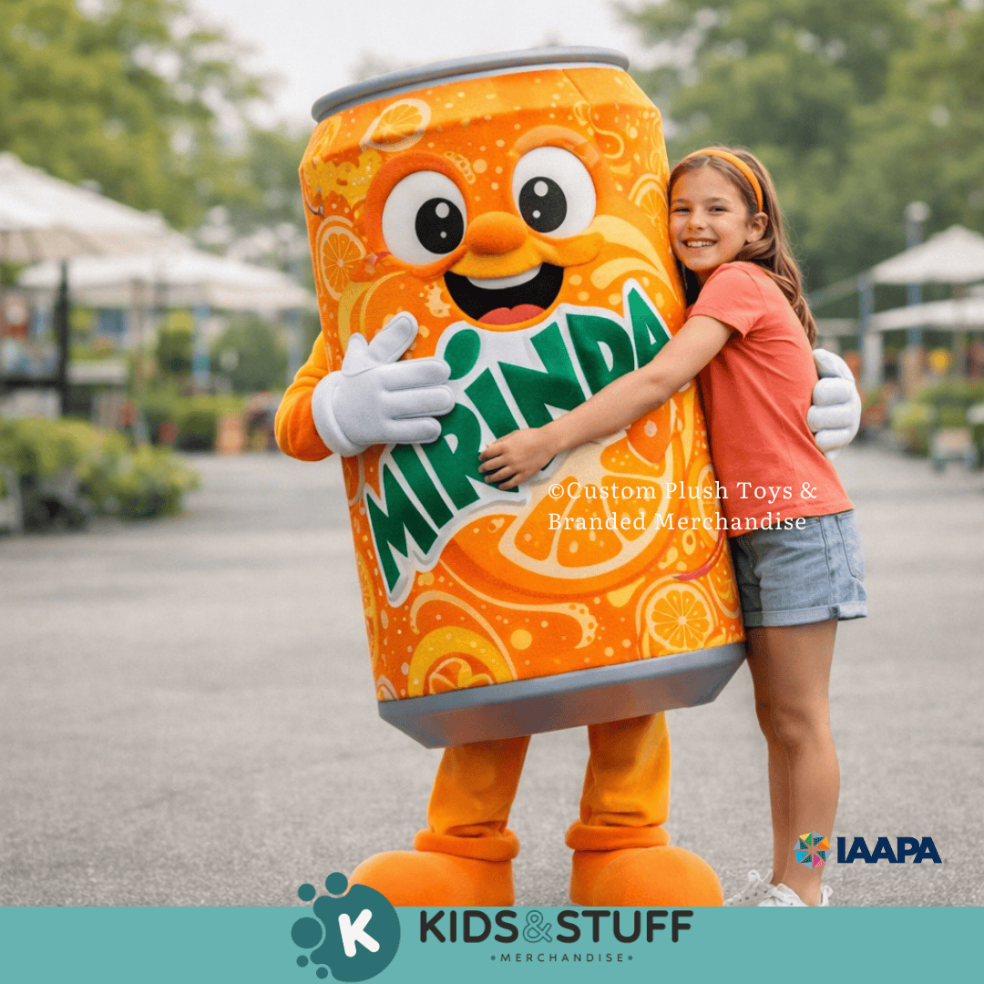 Drinking can mascot costume