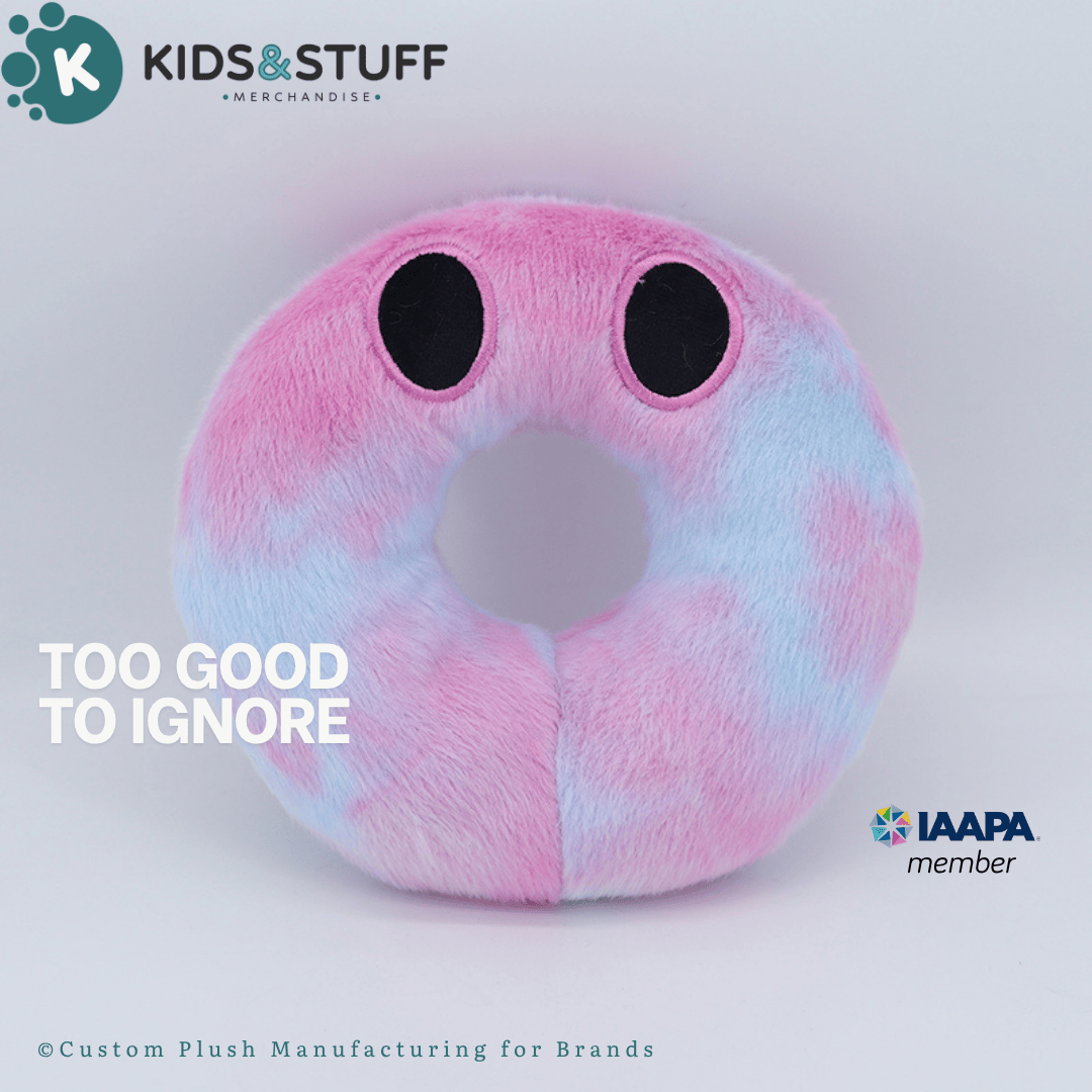 Custom Plush Toys Kids&Stuff Merchandise, Donut plush toy