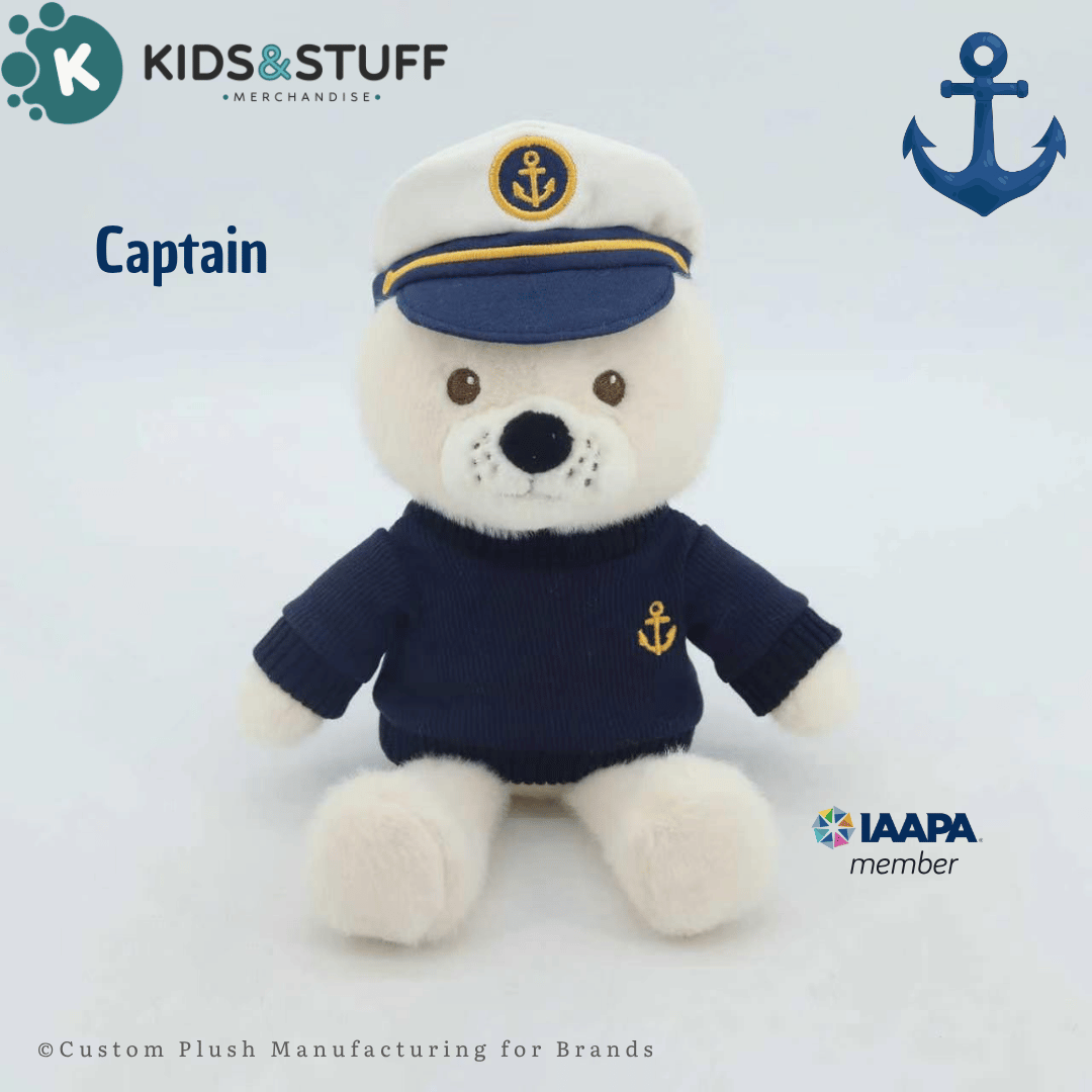 Harbour Hugs coastal and maritime plush toy collection with nautical animal characters