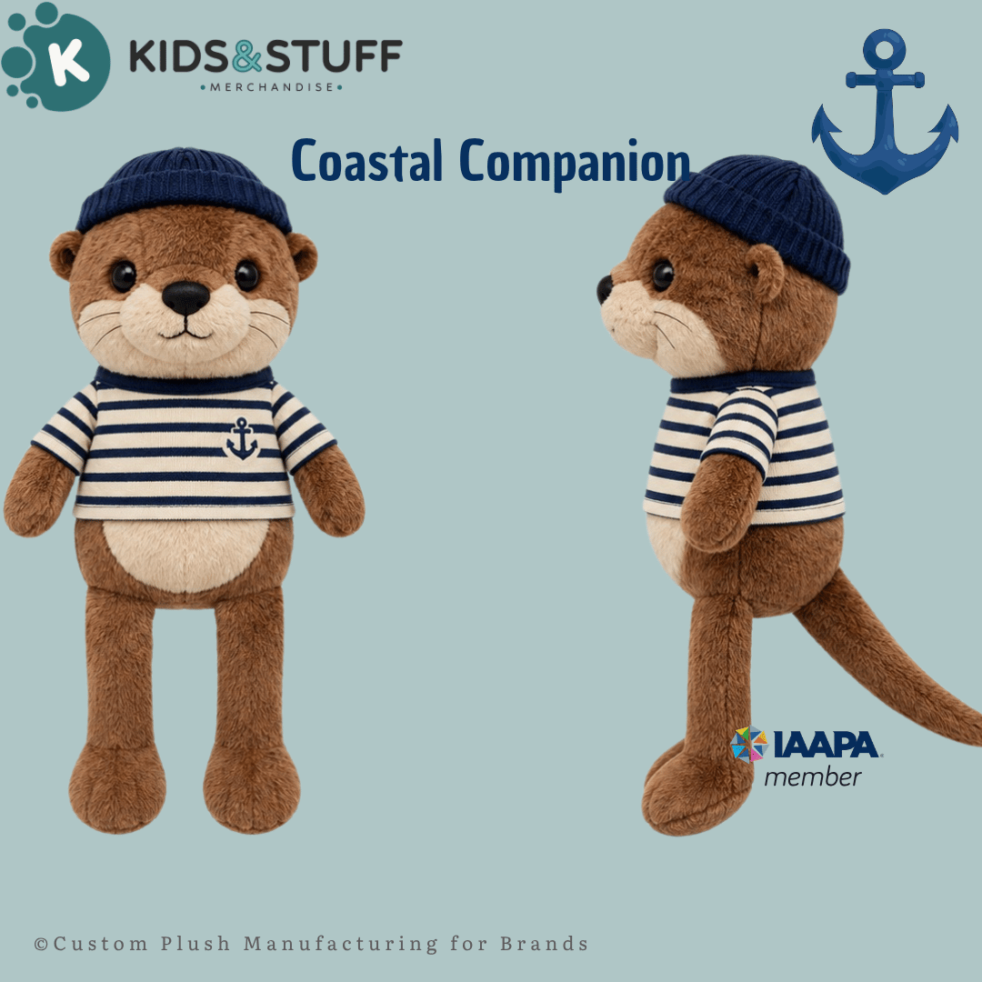 Harbour Hugs coastal and maritime plush toy collection with nautical animal characters