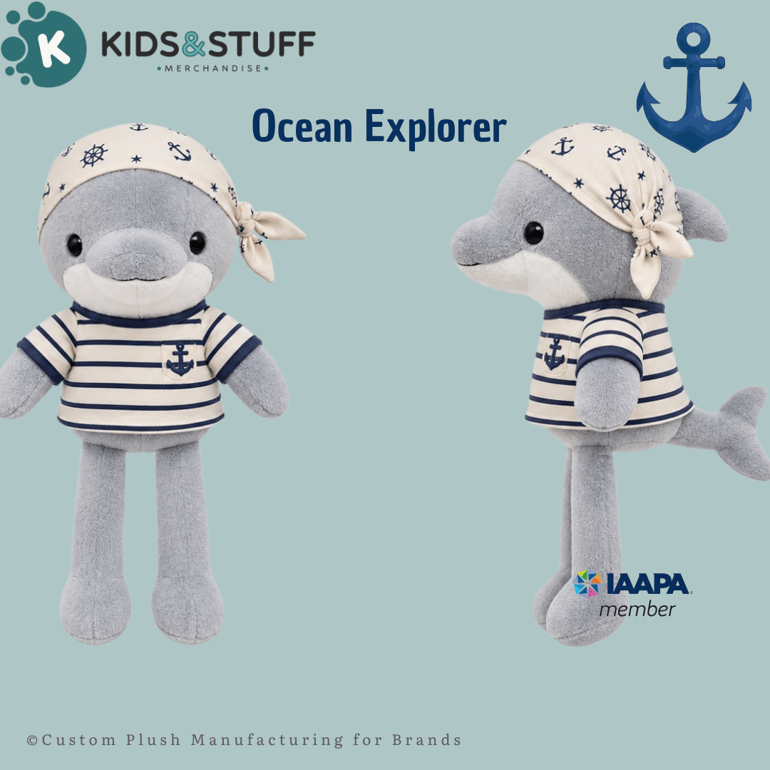 Harbour Hugs coastal and maritime plush toy collection with nautical animal characters